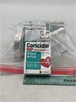 Lot of 8- Coricidin HBP Cold & Flu