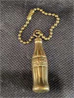 VTG Brass Coca-Cola Bottle Key Chain