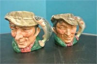 Royal Doulton Miniature Toby Mugs