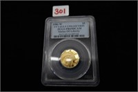 1986-W $5 GOLD STATUE OF LIBERTY CENTENNIAL COIN