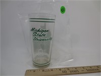 Michigan State & Teaumont Tower glass