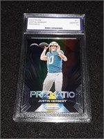 Justin Herbert 2023 Prizm GEM MT 10 Prizmatic