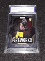 George Pickens 2022 Prizm GEM MT 10 Rookie Firewor