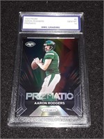 Aaron Rodgers 2023 Prizm GEM MT 10 Prizmatic