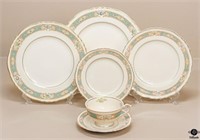 59 pc Syracuse China Set in the "Raleigh" Pattern
