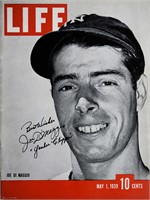 Joe Di Maggio signed Life Magazine