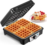 Reemix 4-Slice Belgian Waffle Maker