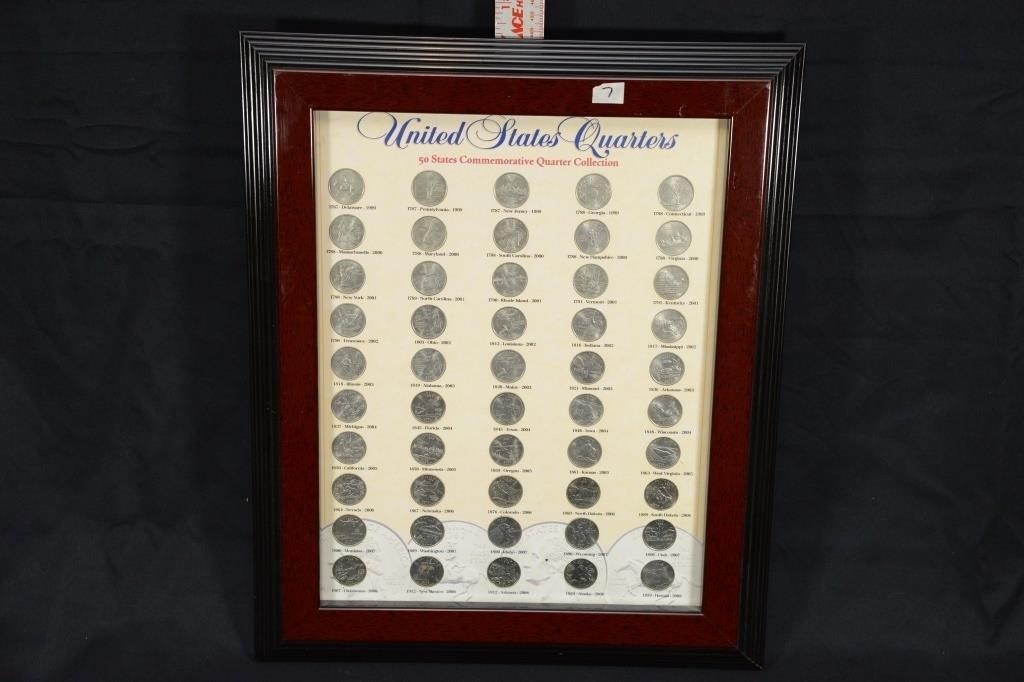 STATE QUARTERS COLLECTION/DISPLAY
