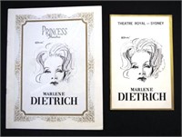 Original Marlene Dietrich Theatre programs (Aust)