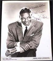 Nat King Cole (1919-1965) signed photograph