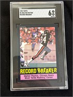1985 Topps Walter Payton Record Breaker  SGC 6