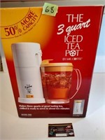 NEW Iced Tea Pot 3 Qt