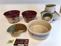 Handcrafted Pottery Pieces - bowls, etc.