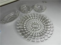 4 Pcs Clear Glass Serving Dishes