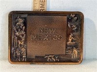 New Mexico plaque/ashtray resin