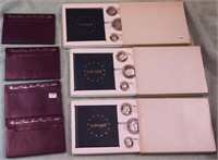 Three U.S. Bicentennial silver proof sets and