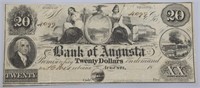 Pre Civil War GA $20 Bank Note
