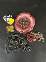 A Choice of Vintage Brooches