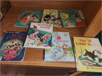 7 Vintage Little Golden Books