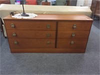 MID CENTURY 6 DRAWER CHEST