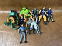 Treasure Hunt Lot (9) Vintage Action Figures