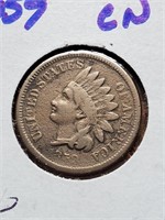 Better Grade 1859 Bronze Indian Head Penny