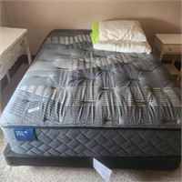 Sealy Crown Jewel Mattress w/ Frame & some Bedding