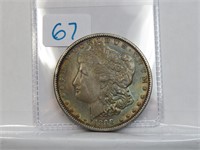 1888 P Morgan Silver Dollar 90% Silver TONED