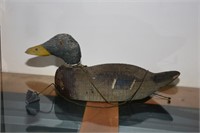 ANTIQUE WOOD DUCK DECOY ! -B-1