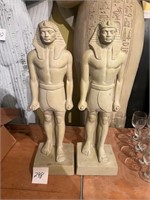 Egyptian guard statues