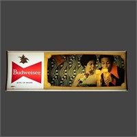 Vintage Budweiser Advertising Light Box w/ Insert