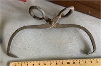 Vintage Clifford-Wood ice tongs