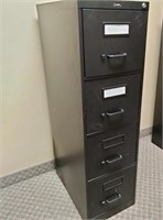 4 Drawer Metal File Cabinet           (H# 2)