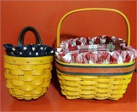 Small Longaberger baskets