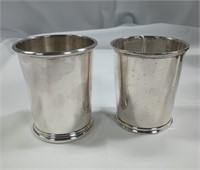 Two- Sterling Silver Mint Julep Cups