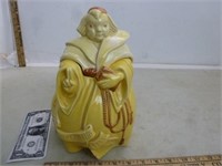 Red Wing Friar Cookie Jar - Thou Shalt Not Steal