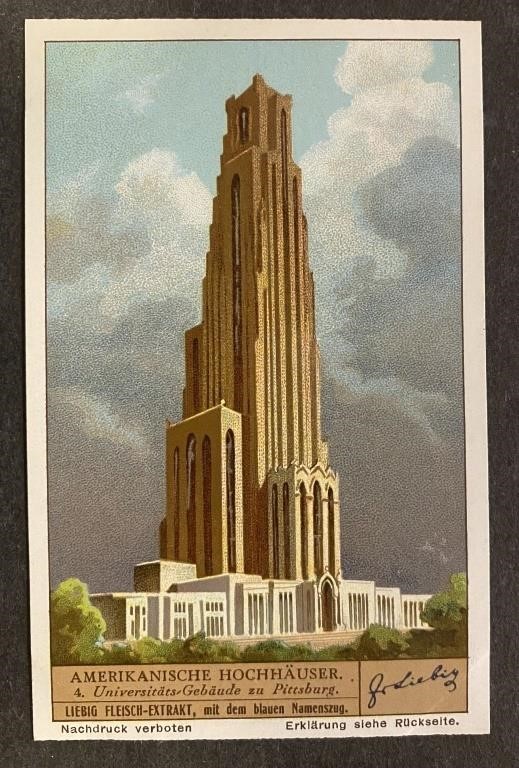 UNIVERSITY OF PITTSBURGH: LIEBIG Card (1935)