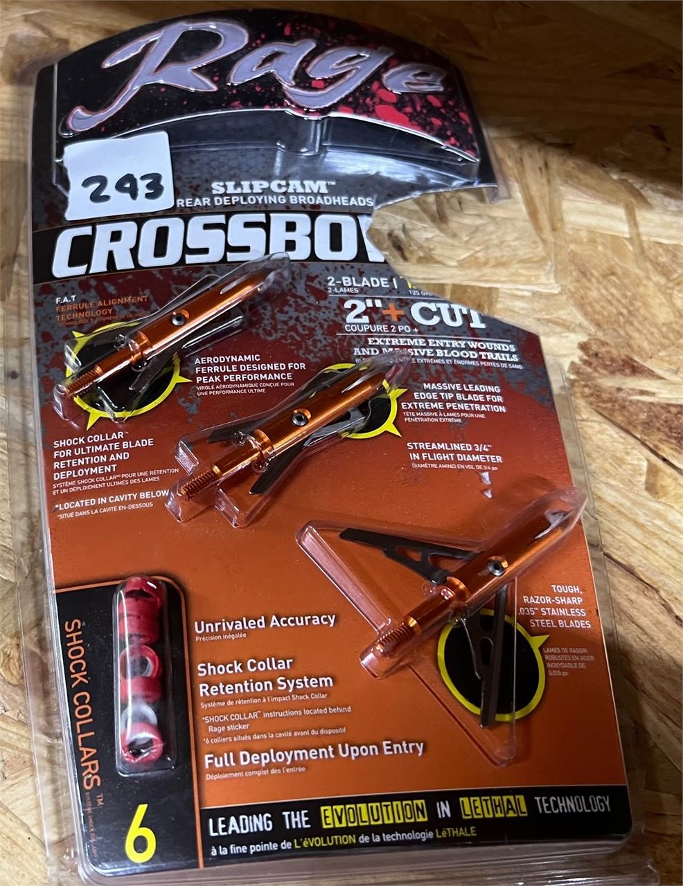 Rage Crossbow Rear Deploying Broadheads