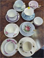 Various Tea Cups Incl Royal Albert, Royal Doulton