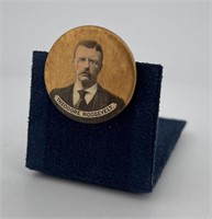 Teddy Roosevelt Political Campaign Button Pin