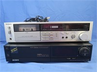 Sony SLV 696 HF VHS Recorder & Technics Cassette