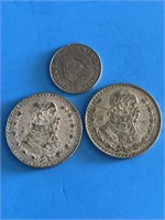 MEXICAN COINS - SOME SILVER