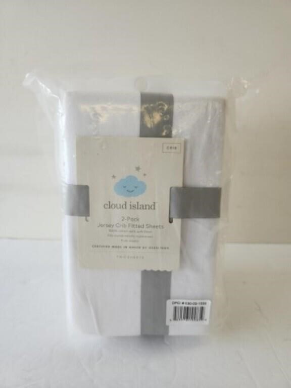 2 cloud island jersey crib fitted sheets