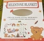 Baby Monthly Milestone Blanket AZ22