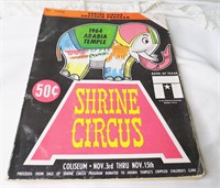 1964 Arabia Temple Shrine Circus Program