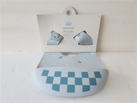 Cloud island Silicone bibs 2 pack