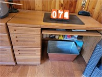 desk on the right
