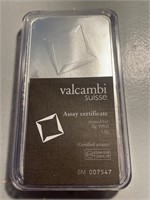 Valcambi Suisse 1 Kilogram Silver Bar