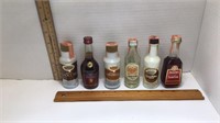6 Vintage mini liqueur * Martell  V.S.O.P C