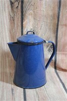 Metal Blue Coffee Pot